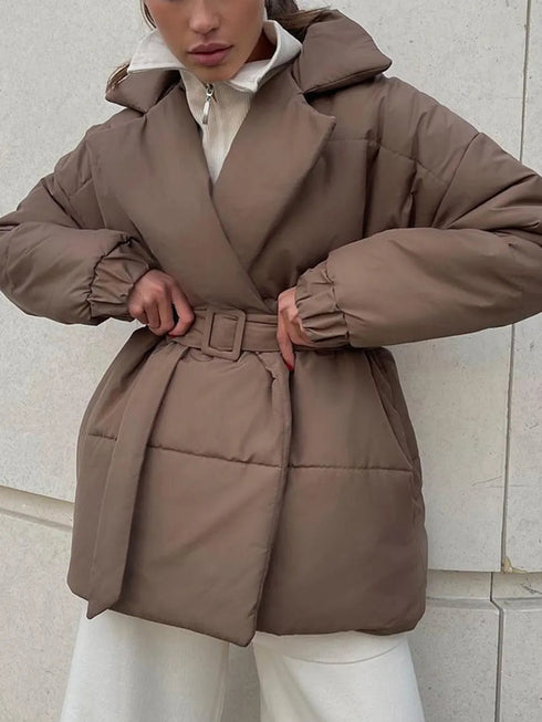 'Reverie' Quilted Puffer Jacket - Celes Fashion